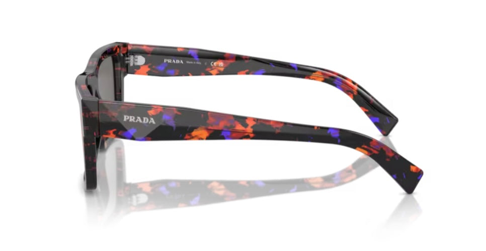 Prada 0PR 19WS Abstract Orange Sunglasses