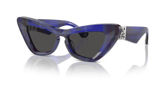 Burberry OBE4421U Check Blue Sunglasses