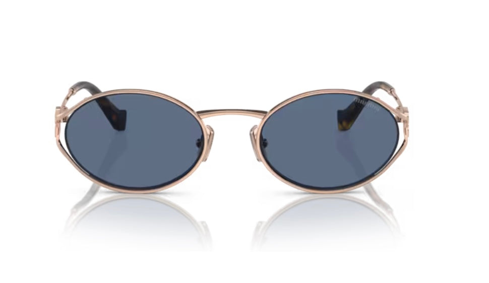 Miu Miu 0MU 52YS Pink Gold Sunglasses