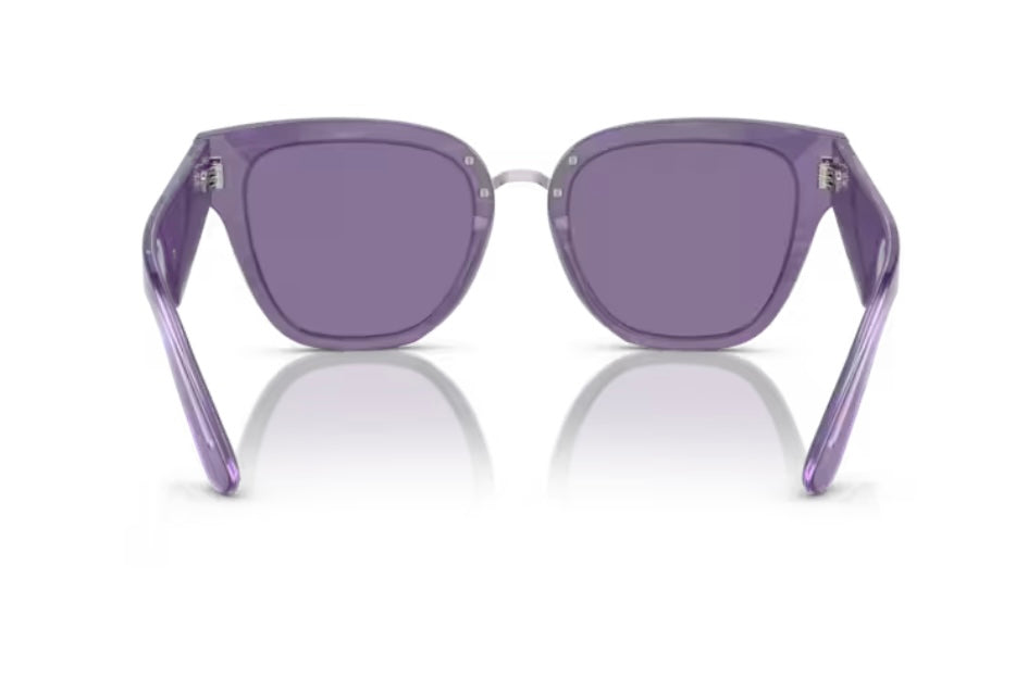 Dolce and Gabbana 0DG4437 Fleur Purple Sunglasses