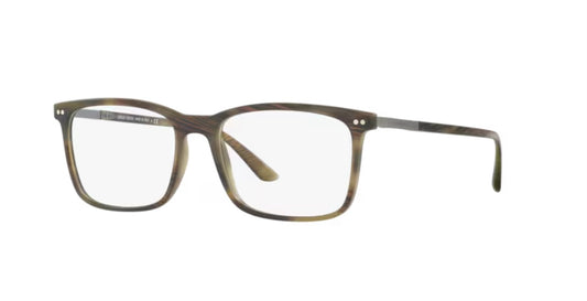 Giorgio Armani 0AR7122 Matte Striped Olive Eyeglasses