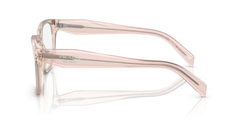 Prada 0PR 17ZV 15J101 Crystal Pink Eyeglasses