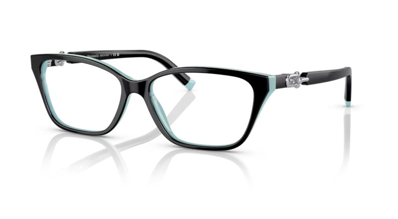 Tiffany And Co. 0TF2229 8055 Black On Tiffany Blue Eyeglasses