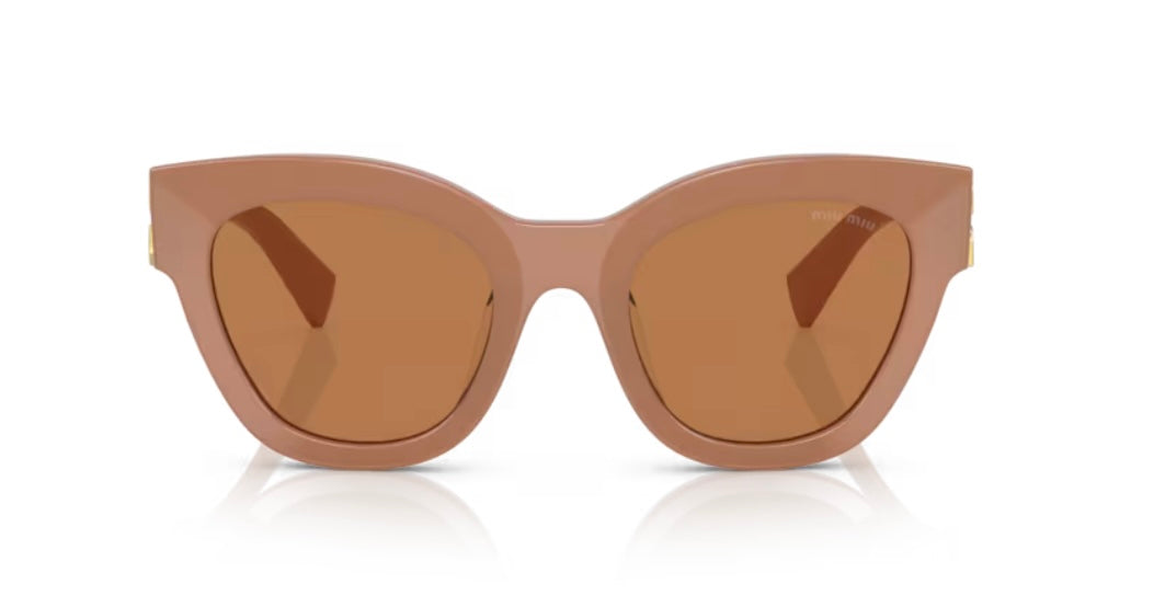 Miu Miu 0MU 01YS Caramel Sunglasses