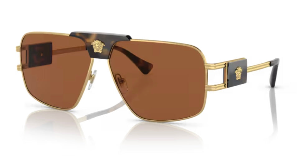 Versace 0VE2251 147073 Gold Sunglasses