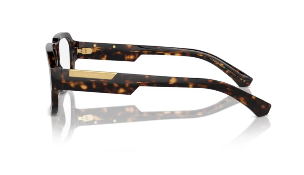 Dolce and Gabbana 0DG3389 502 Havana Eyeglasses