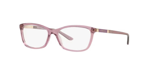 Versace 0VE3186 Transparent Violet Eyeglasses