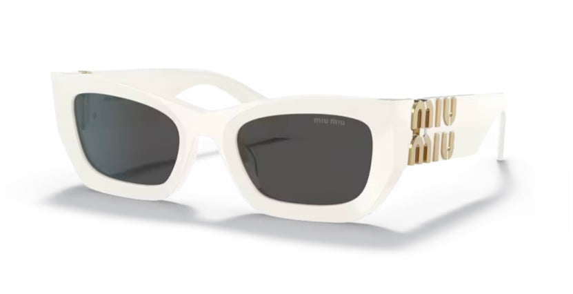 Miu Miu 0MU 09WS White Sunglasses