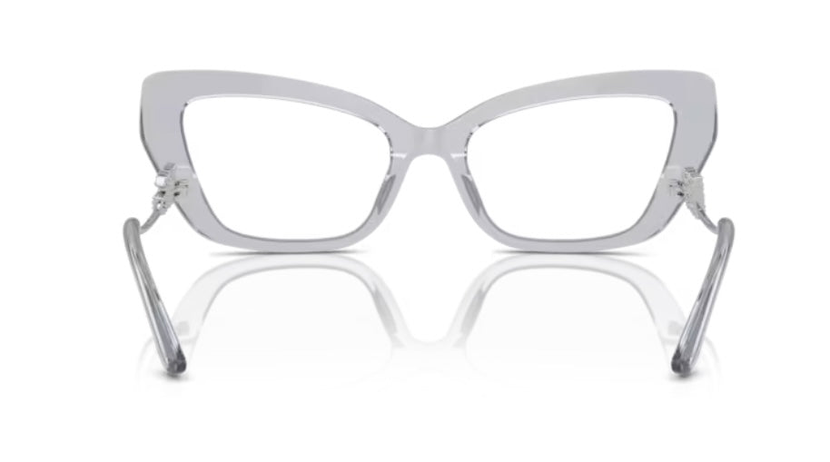 Dolce and Gabbana 0DG3391B 3291 Transparent Grey Eyeglasses