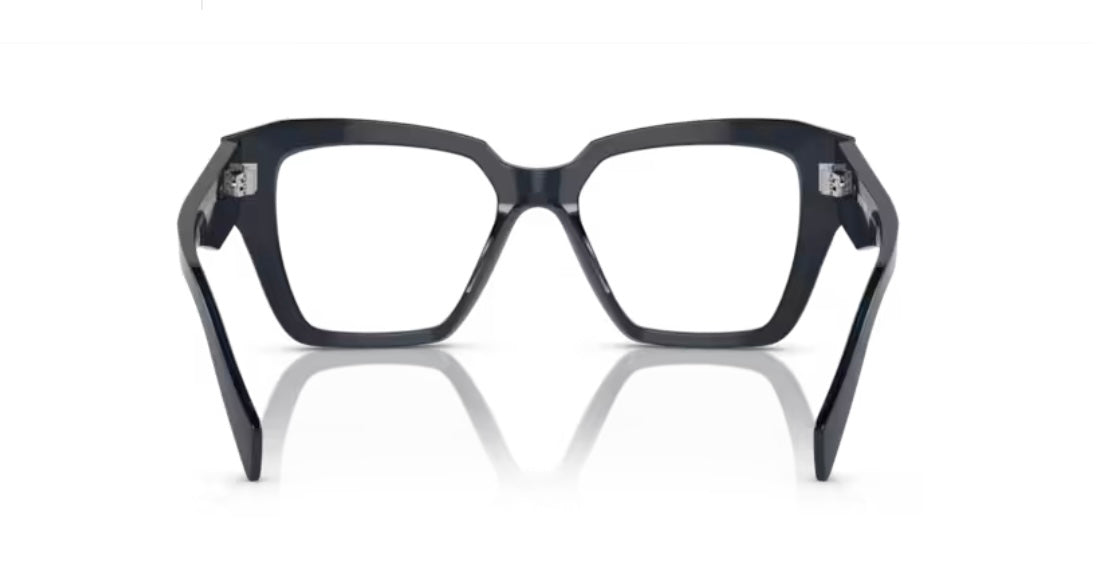 Prada 0PR 09ZV 08Q101 Blue Transparent Eyeglasses