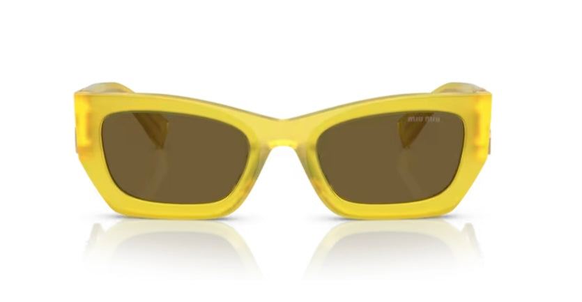 Miu Miu 0MU 09WS Ananas Opal Sunglasses