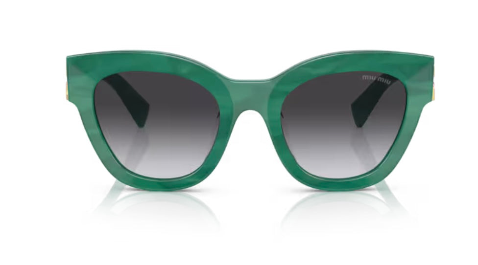 Miu Miu 0MU 01YS Green Sunglasses