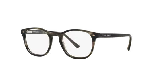 Giorgio Armani 0AR7074 Striped Matte Grey Eyeglasses