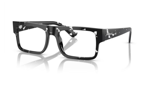 Prada 0PR A01VF 150101 Havana Black Transparent Eyeglasses