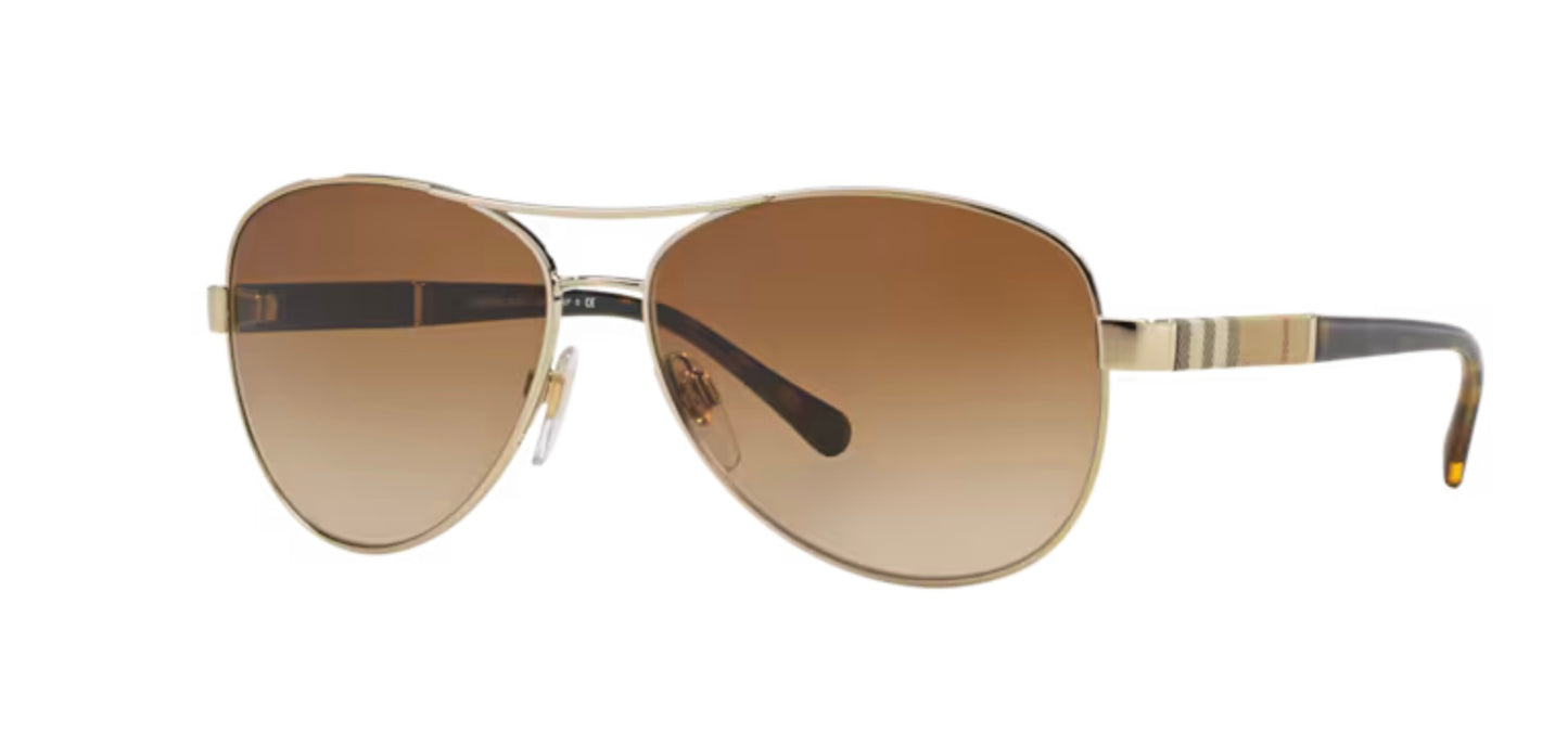 Burberry 114513 Light Gold Sunglasses