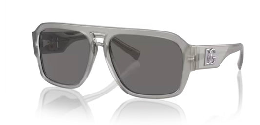 Dolce and Gabbana 0DG4403 Opal Grey Polarized Sunglasses