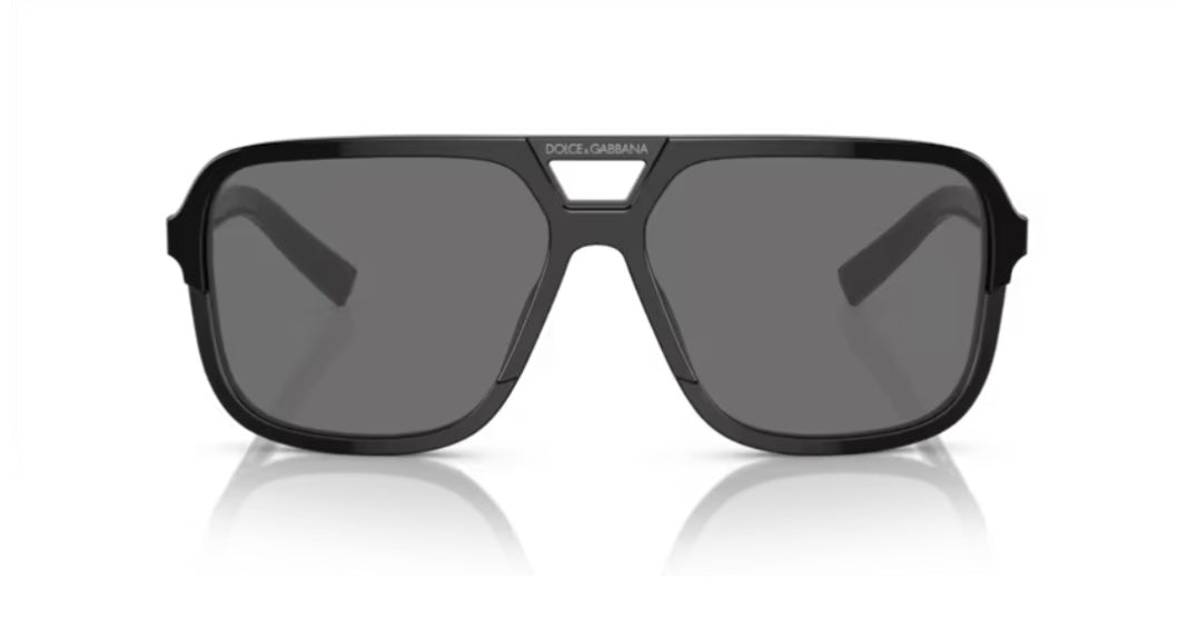 Dolce and Gabbana 0DG4354 Black Polarized Sunglasses