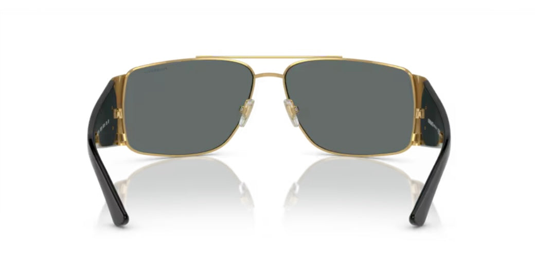 Versace 0VE2163 Gold Polarized Sunglasses