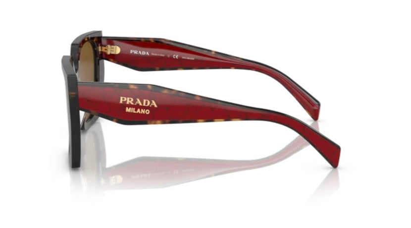 Prada 0PR 15WS Tortoise Polarized Sunglasses