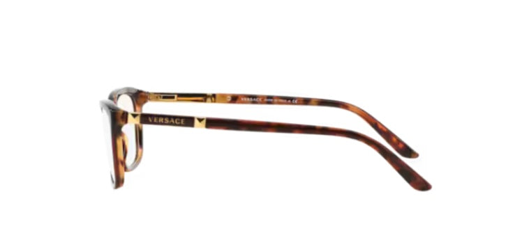 Versace 0VE3186 5077 Havana Eyeglasses