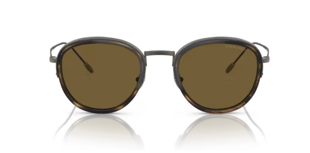 Giorgio Armani 0AR6068 Brushed Gunmetal Sunglasses