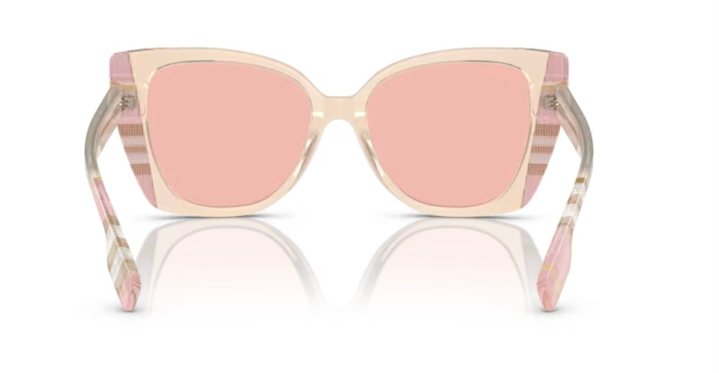 Burberry Meryl 0BE4393 Pink Check Pink Sunglasses