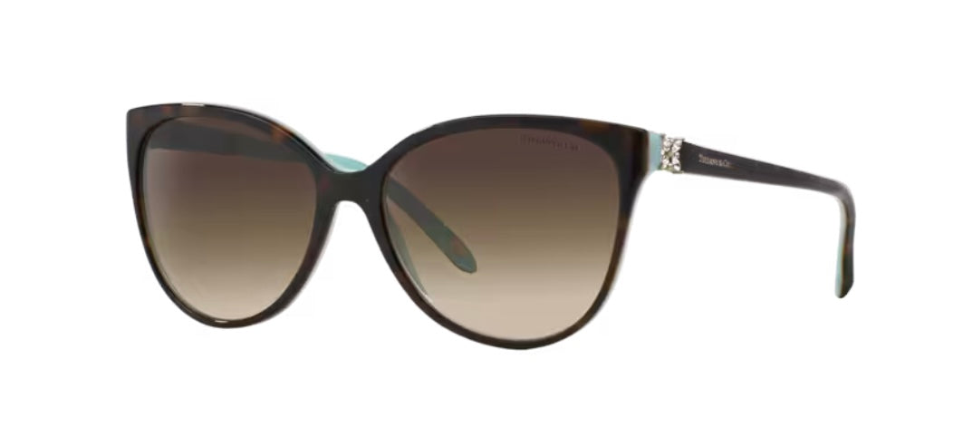 Tiffany And Co. 0TF4089B Havana On Tiffany Blue Sunglasses