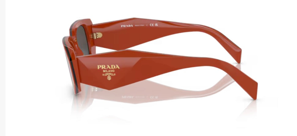 Prada 0PR 17WS Orange Black Sunglasses