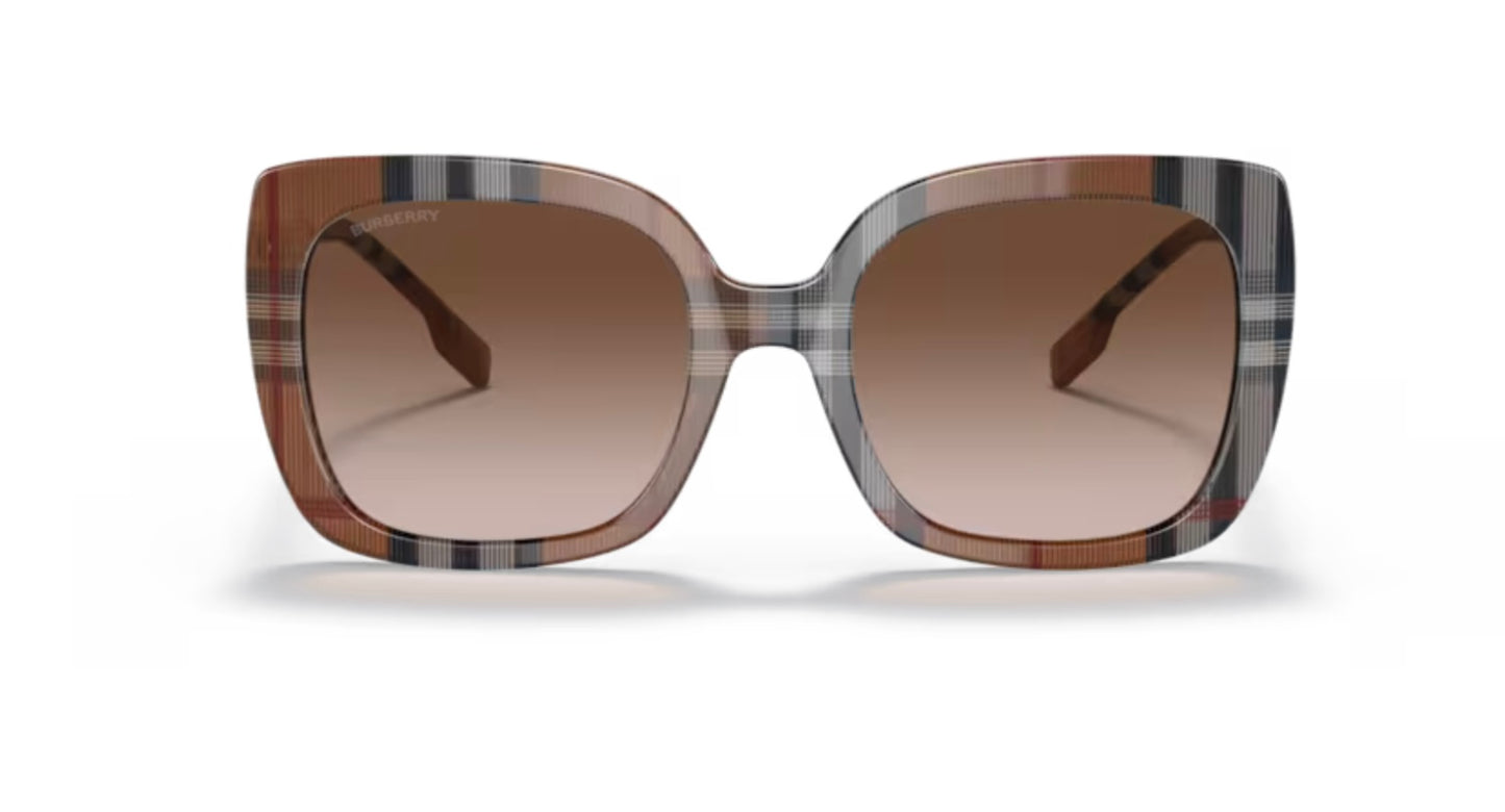 Burberry Carroll 400513 Brown Check Sunglasses