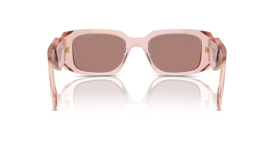 Prada 0PR 17WS Transparent Peach Sunglasses