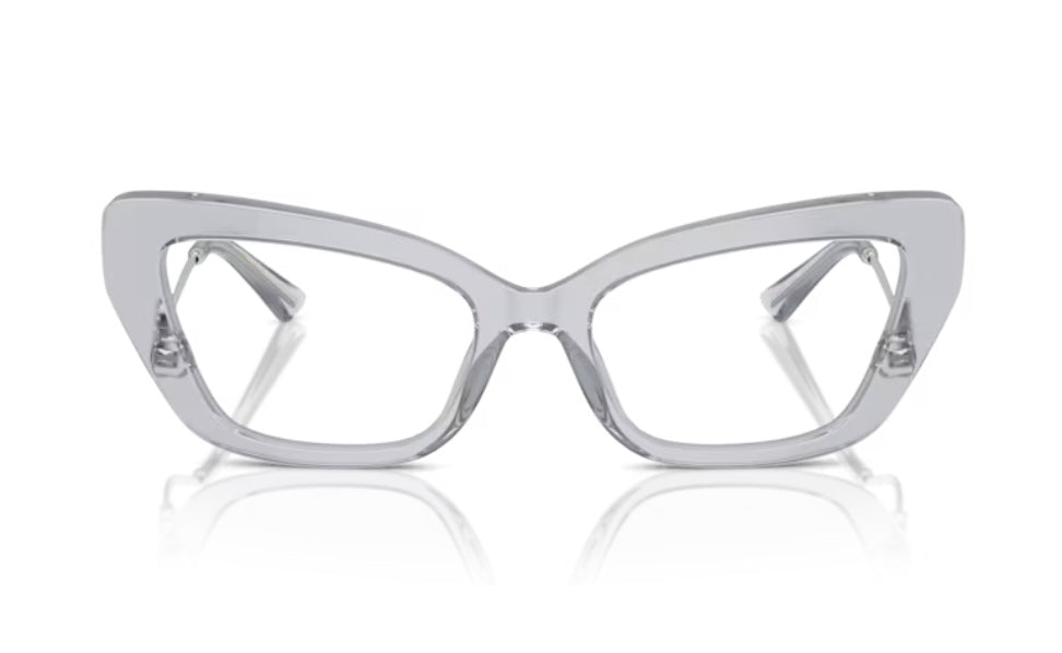 Dolce and Gabbana 0DG3391B 3291 Transparent Grey Eyeglasses