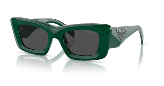 Prada 0PR 13ZS Green Marble Sunglasses