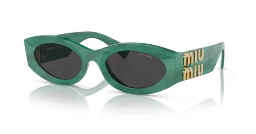 Miu Miu 0MU 11WS Green Sunglasses