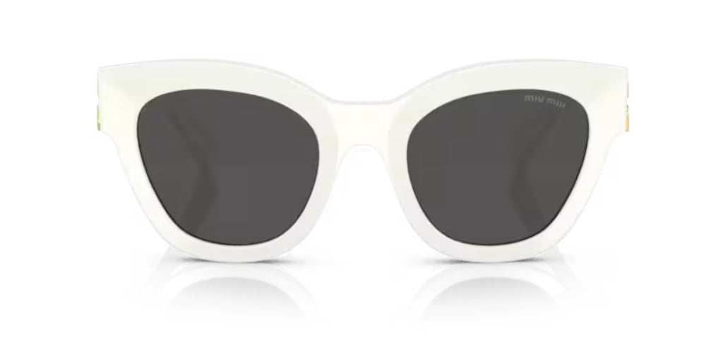 Miu Miu 0MU 01YS White Sunglasses