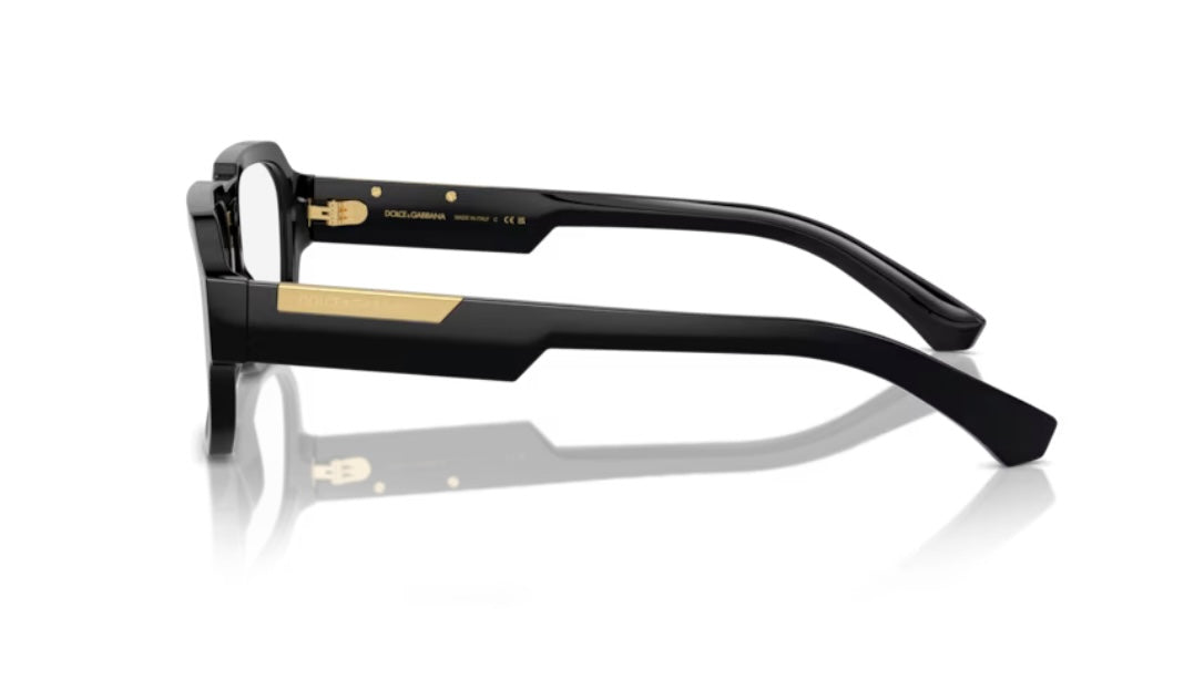 Dolce and Gabbana 0DG3389 501 Black Eyeglasses