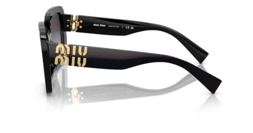 Miu Miu 0MU 10YS Black Sunglasses