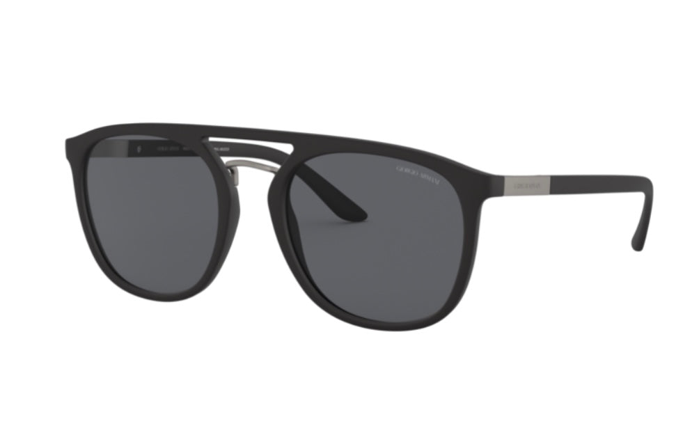 Giorgio Armani 0AR8118 Black Polarized Sunglasses