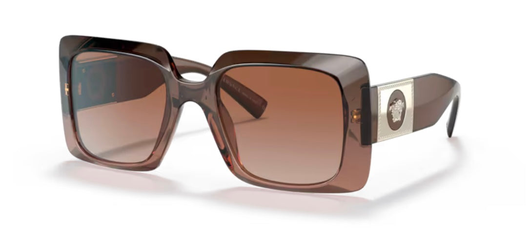 Versace 0VE4405 Transparent Brown Gradient Sunglasses