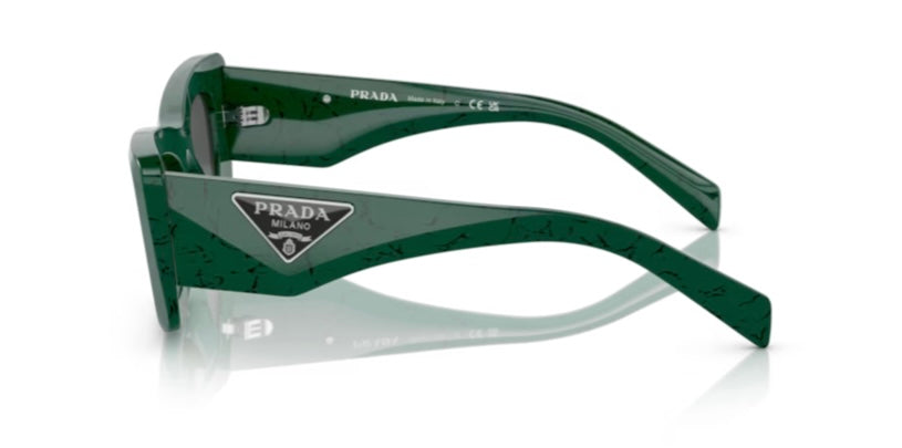 Prada 0PR 13ZS Green Marble Sunglasses