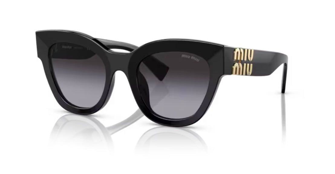 Miu Miu 0MU 01YS Black Sunglasses