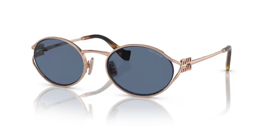 Miu Miu 0MU 52YS Pink Gold Sunglasses