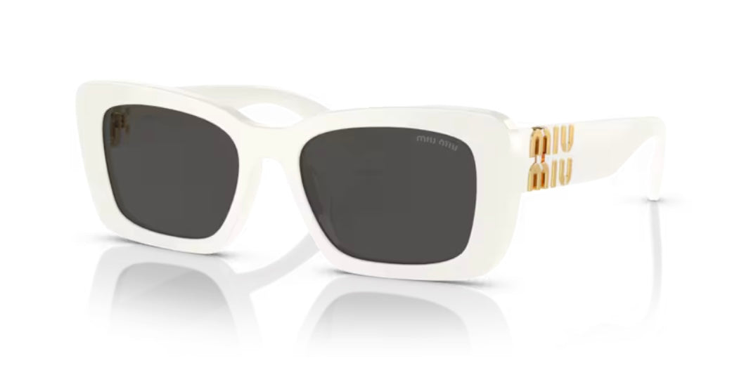 Miu Miu 0MU 07YS White Sunglasses