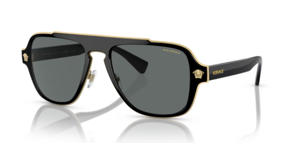 Versace 0VE2199 Black Polarized Sunglasses