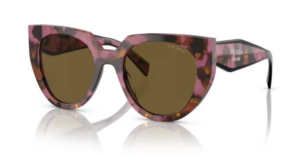 Prada 0PR 14WS Tortoise Cognac Begonia Sunglasses