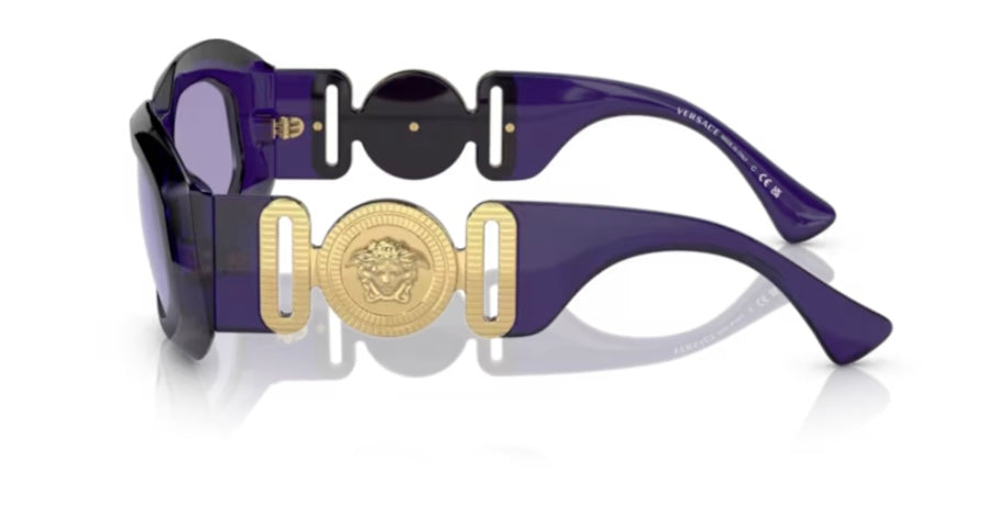 Versace 0VE4425U Purple Transparent Sunglasses