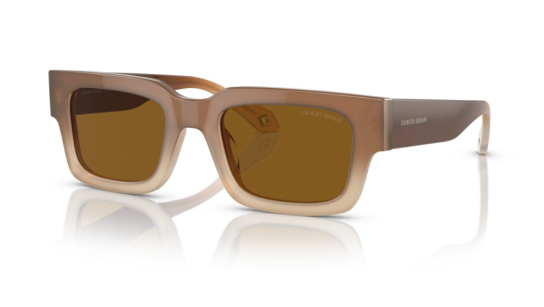 Giorgio Armani 0AR8184U Gradient Brown/Crystal Sunglasses