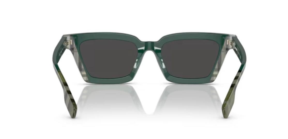 Burberry Briar 0BE4392U Green/ Check Green Sunglasses