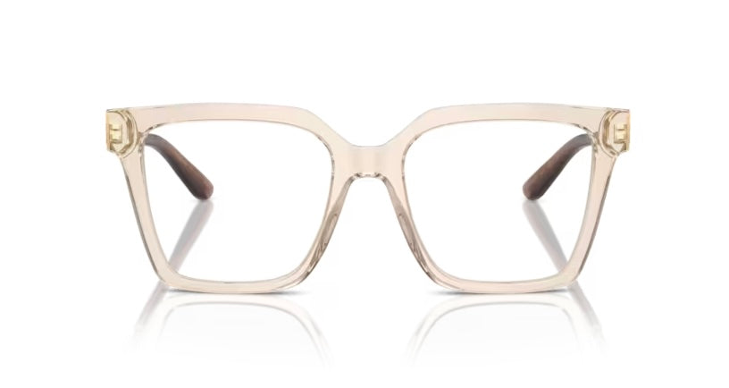 Dolce and Gabbana 0DG3376 3432 Transparent Camel Eyeglasses