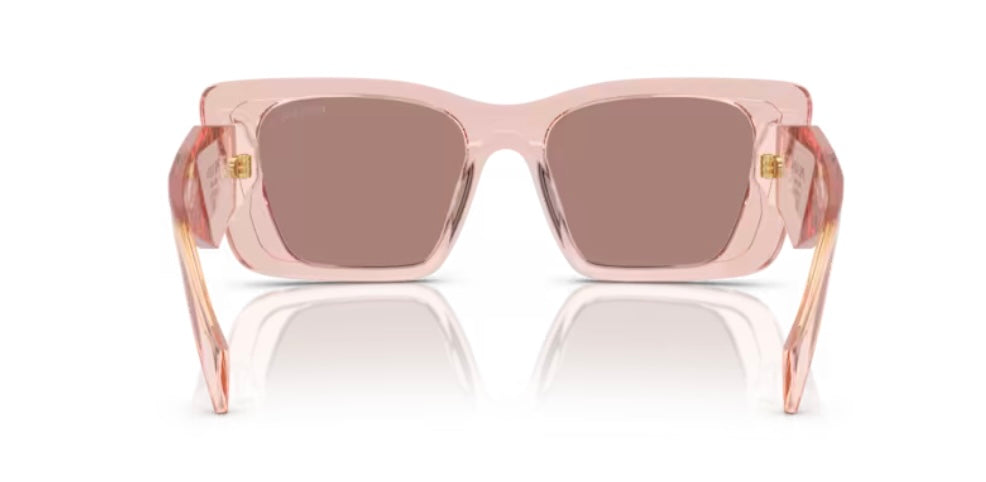 Prada 0PR 08YS Transparent Peach Sunglasses