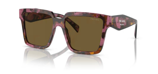 Prada 0PR 24ZS Tortoise Cognac Begonia Sunglasses